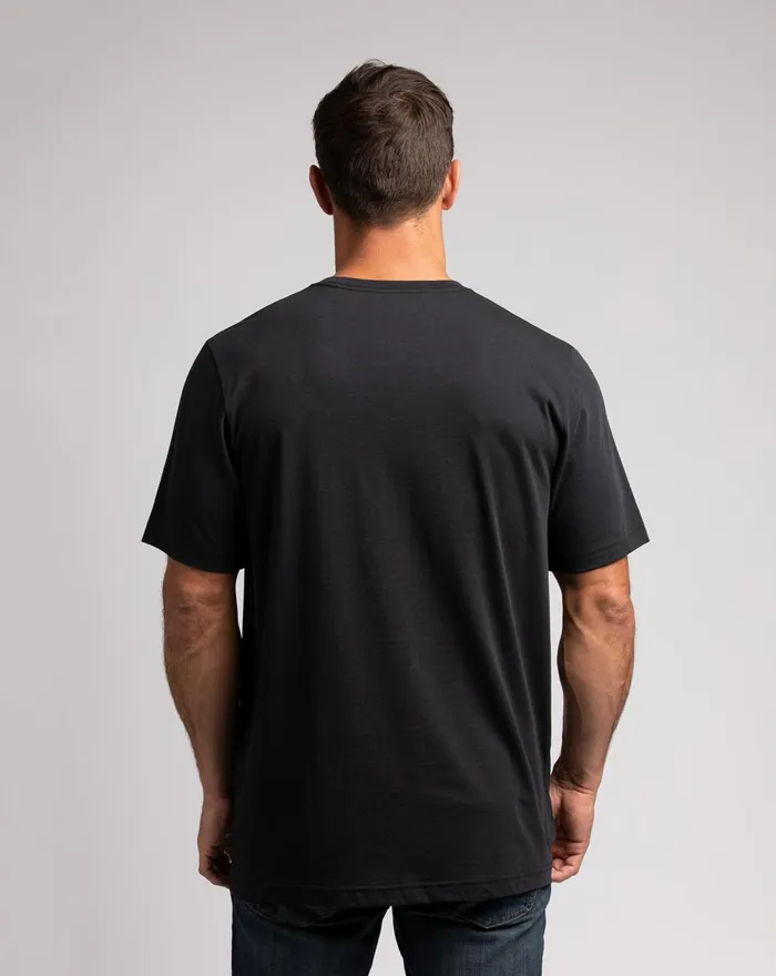 Men Tees TravisMathew COOL COYOTE TEE Black