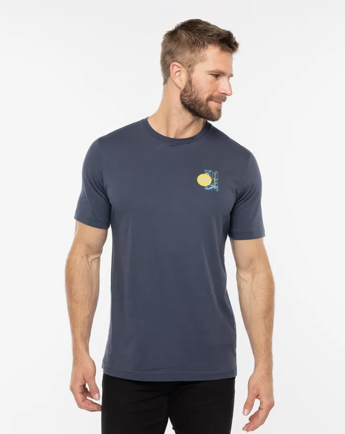 Men Tees TravisMathew CUCUMBER MINT TEE Blue Nights