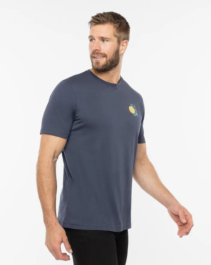 Men Tees TravisMathew CUCUMBER MINT TEE Blue Nights