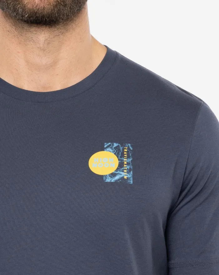 Men Tees TravisMathew CUCUMBER MINT TEE Blue Nights