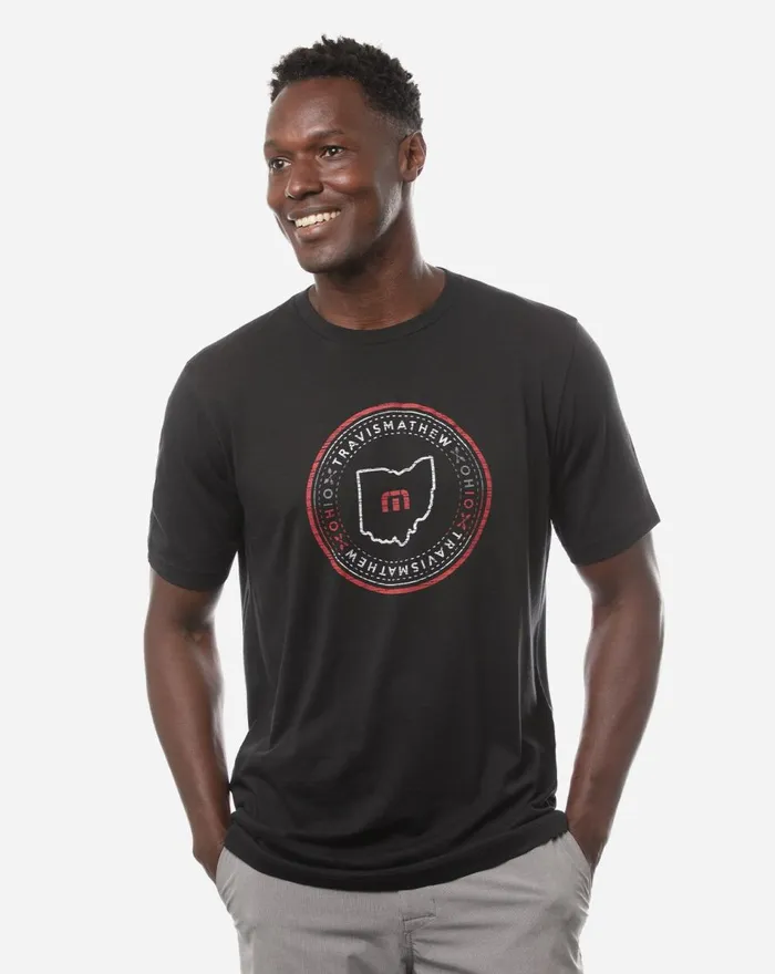 Men Tees TravisMathew CUDI TEE Black