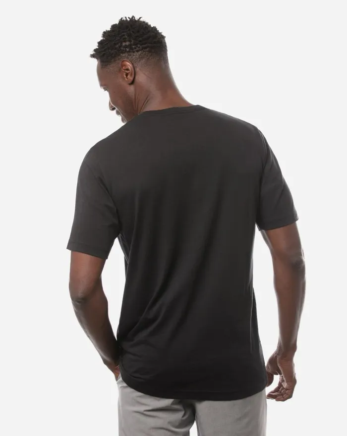 Men Tees TravisMathew CUDI TEE Black