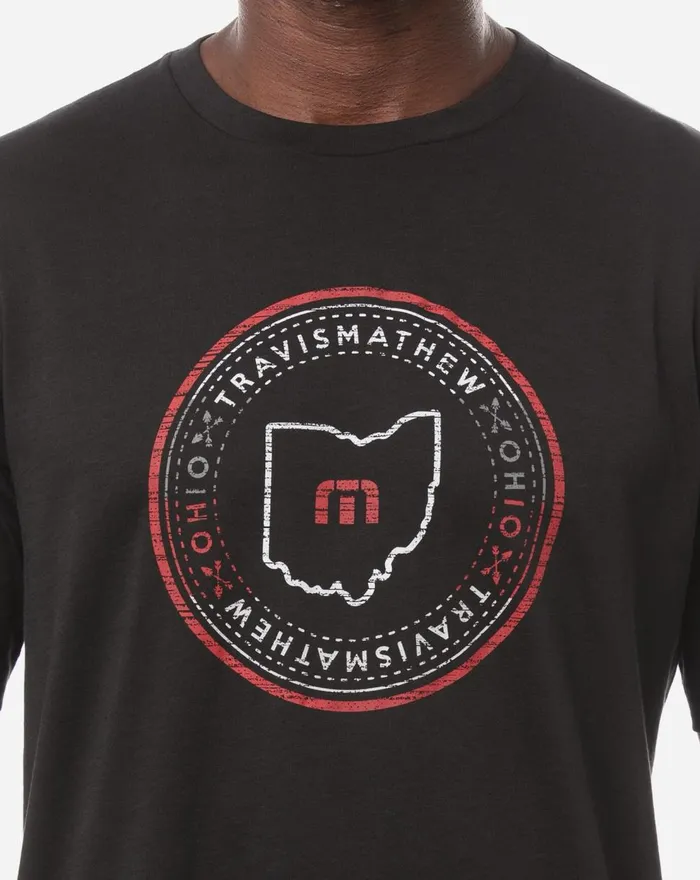 Men Tees TravisMathew CUDI TEE Black