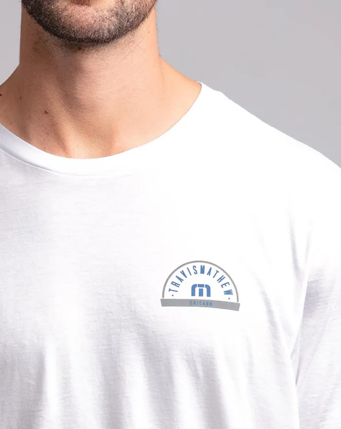 Men Tees TravisMathew DA BEERS TEE White