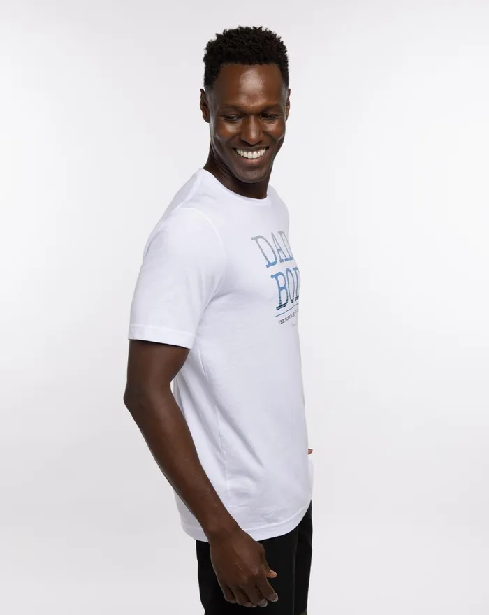 Men Tees TravisMathew DAD BOD 20 TEE Whiteblue