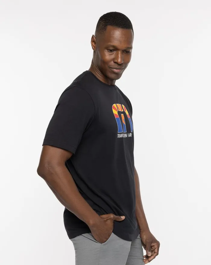 Men Tees TravisMathew DESERT MAN TEE Black
