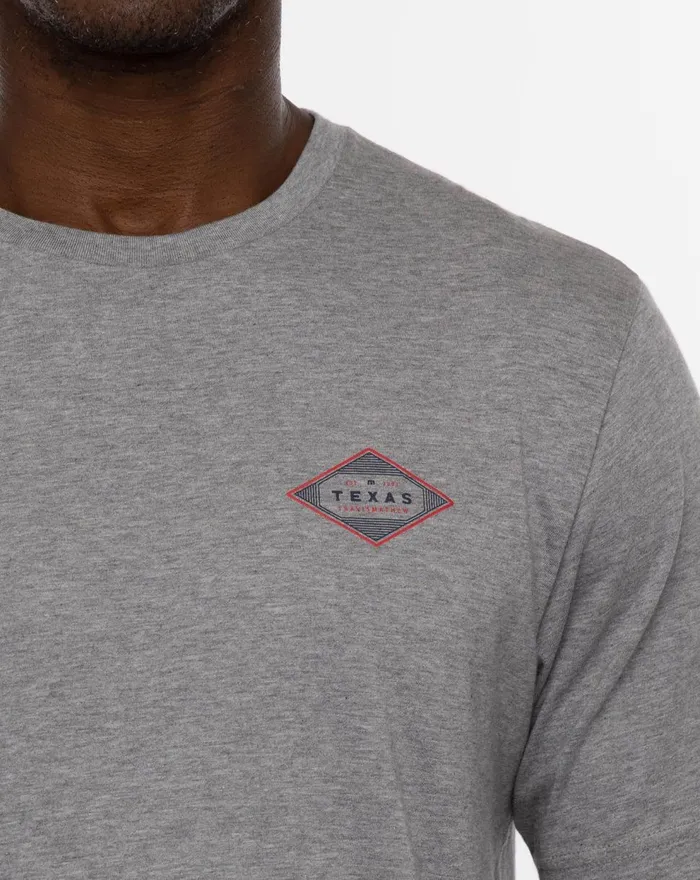 Men Tees TravisMathew ELBOW ROOM TEE Heather Grey