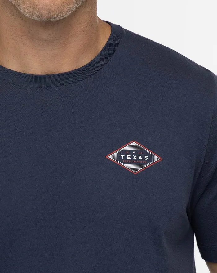 Men Tees TravisMathew ELBOW ROOM TEE Mood Indigo