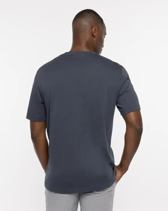 Men Tees TravisMathew FOG CITY TEE Blue Nights