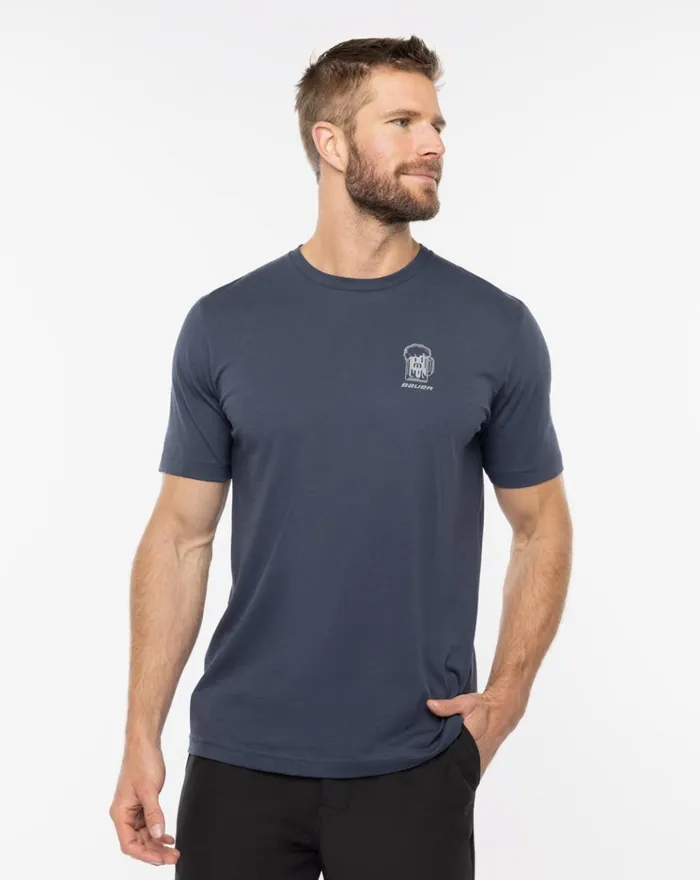 Men Tees TravisMathew GRAB A GRIPPER TEE Blue Nights