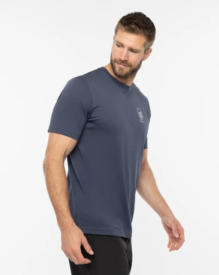 Men Tees TravisMathew GRAB A GRIPPER TEE Blue Nights
