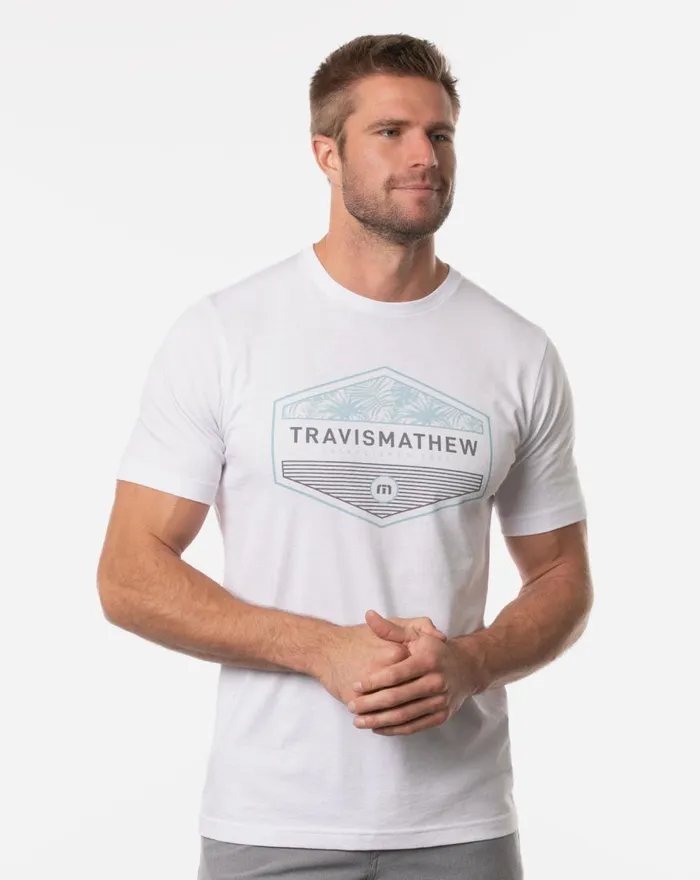 Men Tees TravisMathew GRAND RAPIDS TEE White