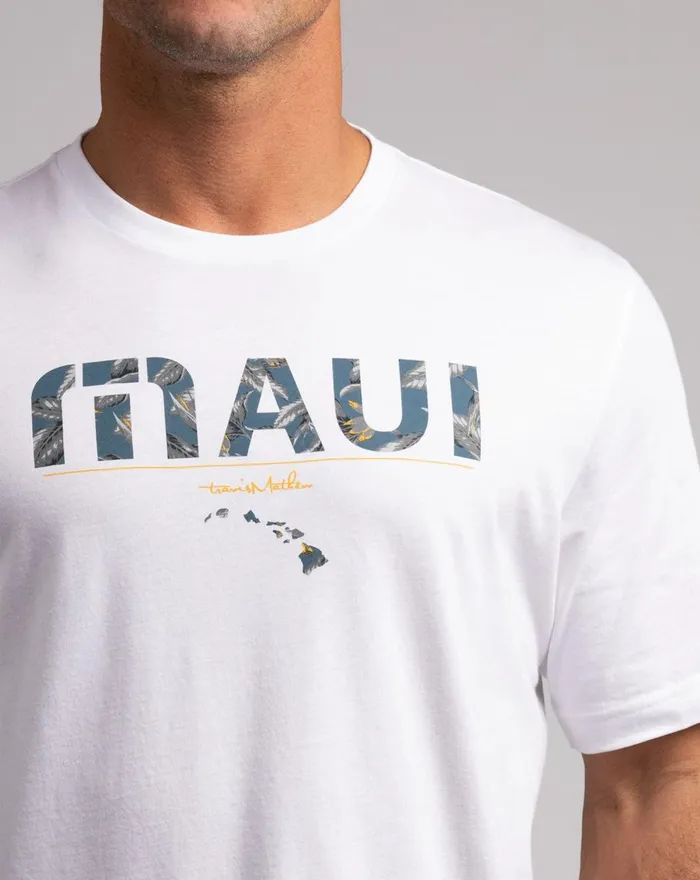 Men Tees TravisMathew HALEAKALA HIKE TEE White