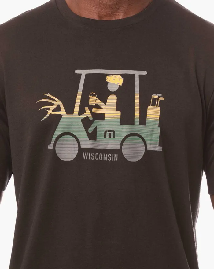 Men Tees TravisMathew HIGHWAY 23 TEE Black