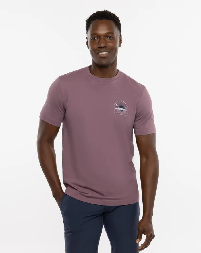 Men Tees TravisMathew HIT THE LIP TEE Flint