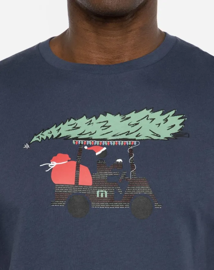Men Tees TravisMathew JINGLE JANGLE TEE Mood Indigo