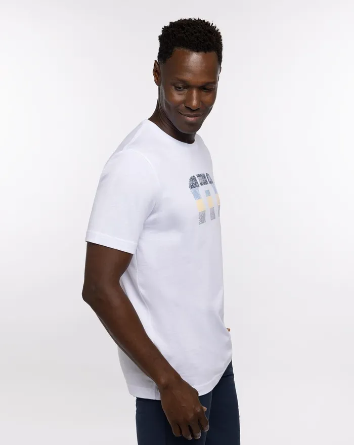 Men Tees TravisMathew KAHLUA TEE White Men Tees TravisMathew KAHLUA TEE White