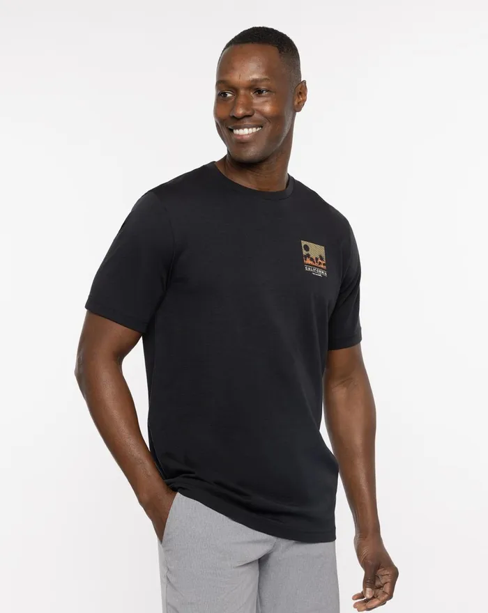 Men Tees TravisMathew LA JOLLA TEE Black