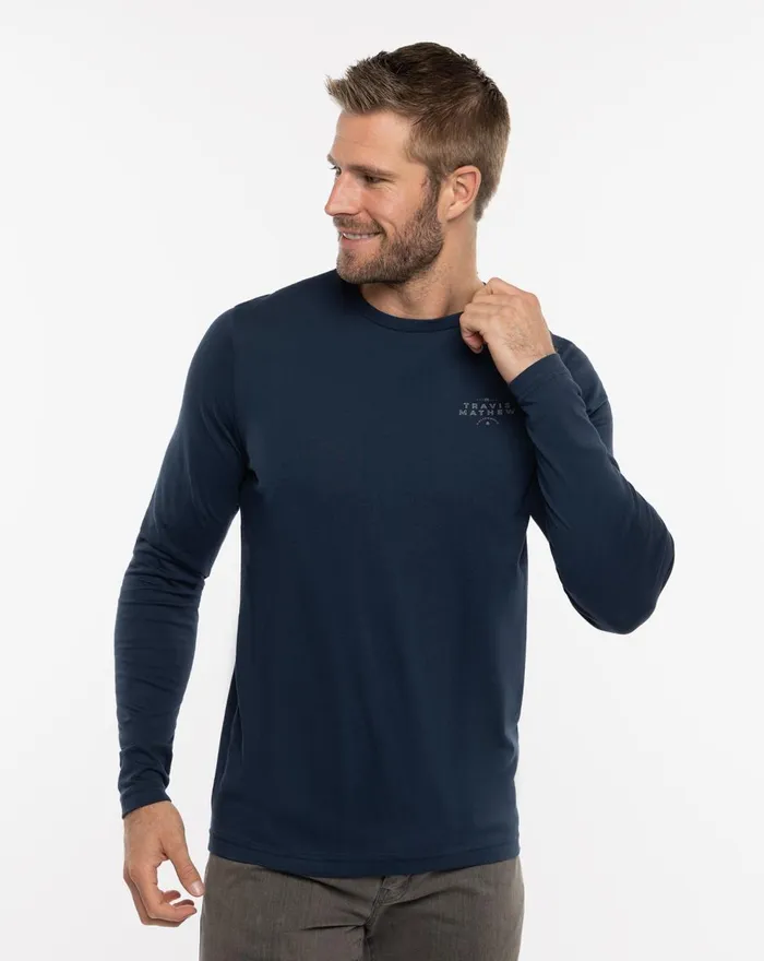 Men Tees TravisMathew LIFE OF LUXURY TEE Total Eclipse