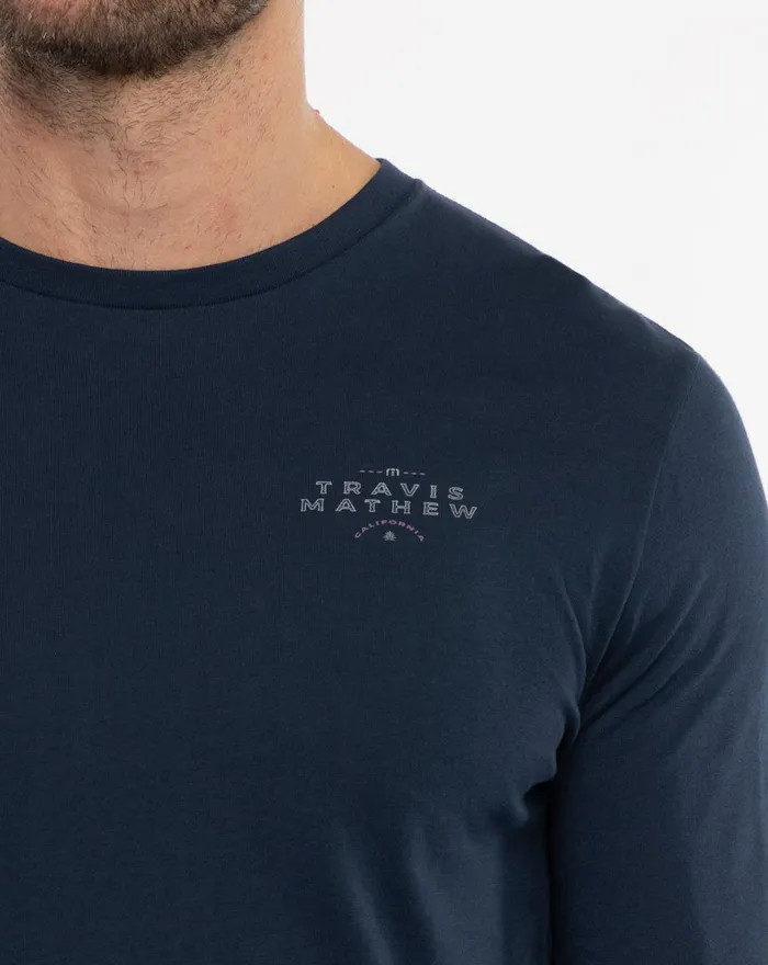 Men Tees TravisMathew LIFE OF LUXURY TEE Total Eclipse Men Tees TravisMathew LIFE OF LUXURY TEE Total Eclipse