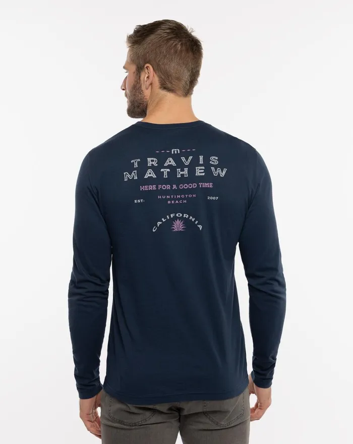 Men Tees TravisMathew LIFE OF LUXURY TEE Total Eclipse Men Tees TravisMathew LIFE OF LUXURY TEE Total Eclipse