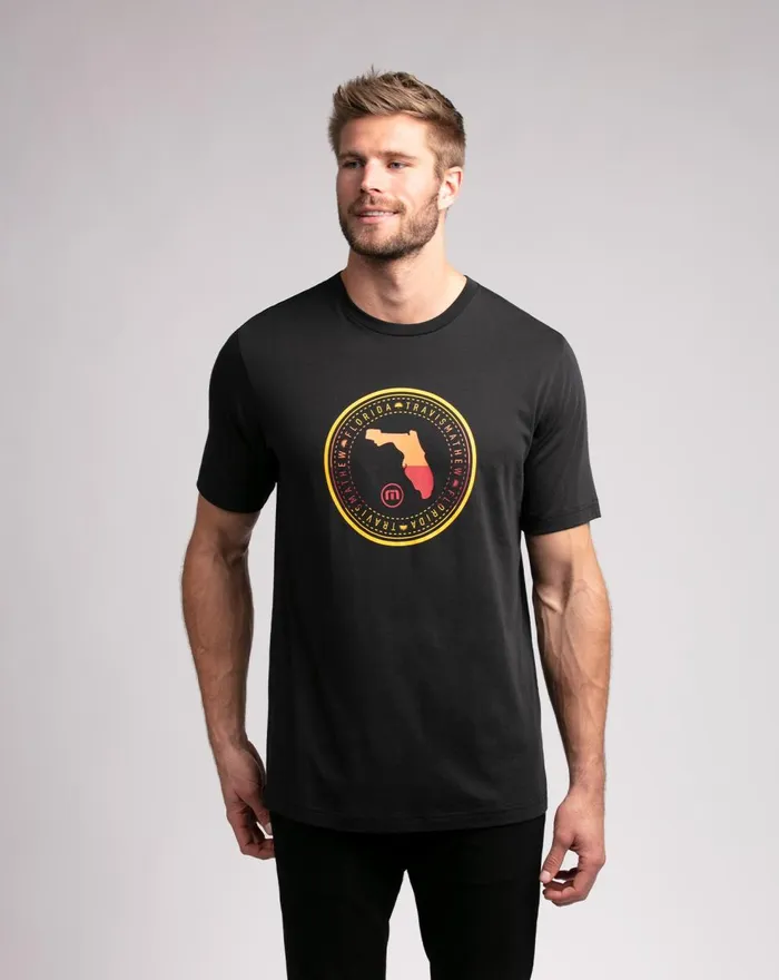 Men Tees TravisMathew LIQUID SUNSHINE TEE Black