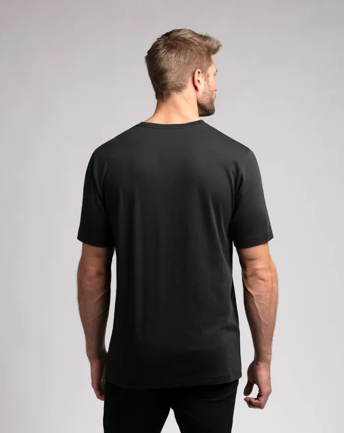 Men Tees TravisMathew LIQUID SUNSHINE TEE Black