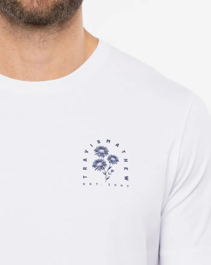 Men Tees TravisMathew LOYALTY PROGRAM TEE White Men Tees TravisMathew LOYALTY PROGRAM TEE White