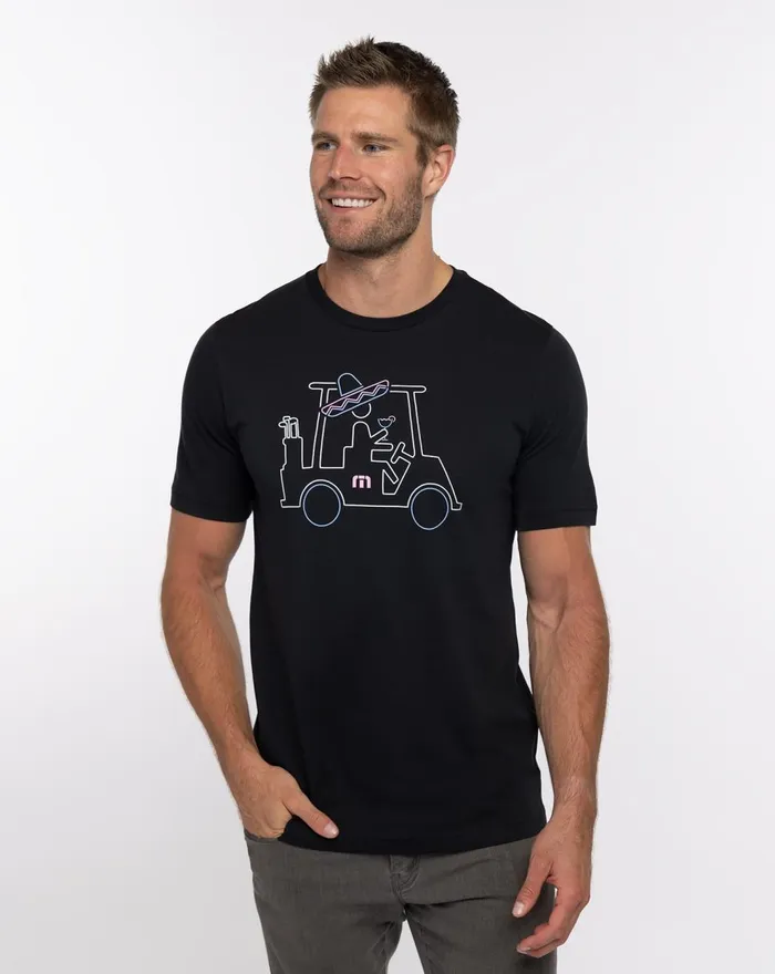 Men Tees TravisMathew MARGARITA MEMORIES TEE Black