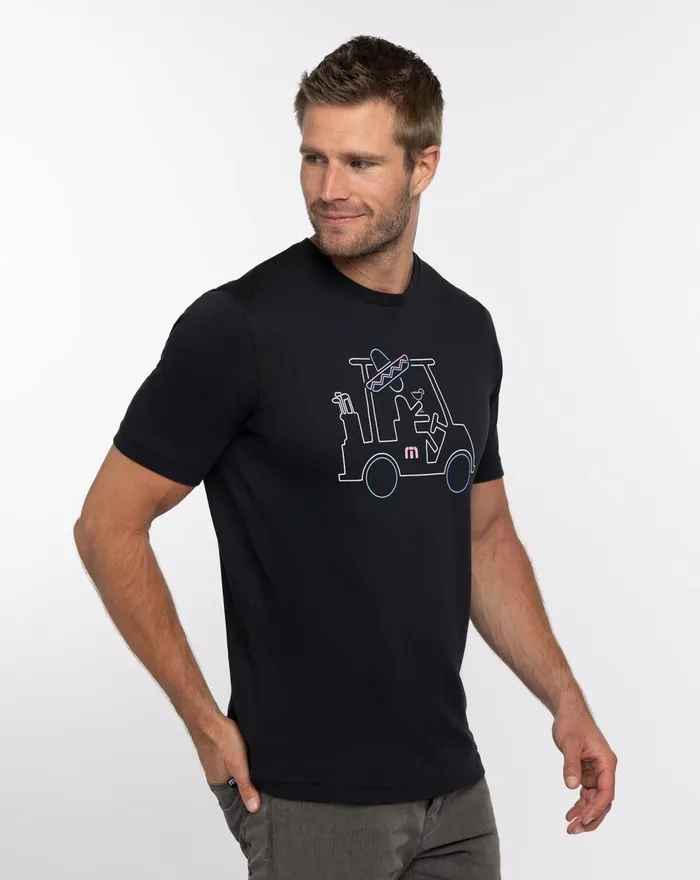 Men Tees TravisMathew MARGARITA MEMORIES TEE Black Men Tees TravisMathew MARGARITA MEMORIES TEE Black