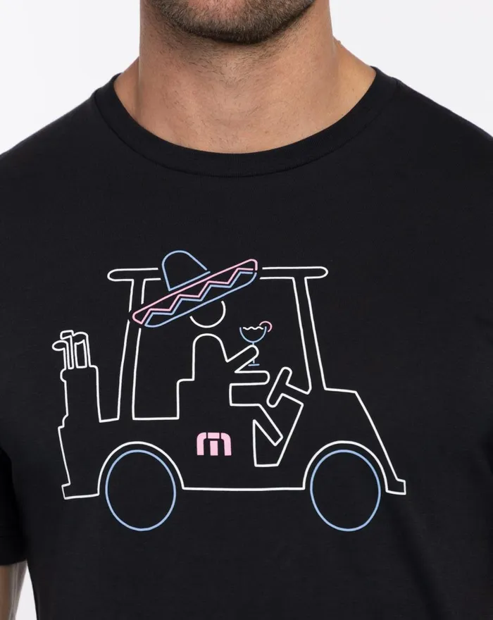 Men Tees TravisMathew MARGARITA MEMORIES TEE Black Men Tees TravisMathew MARGARITA MEMORIES TEE Black