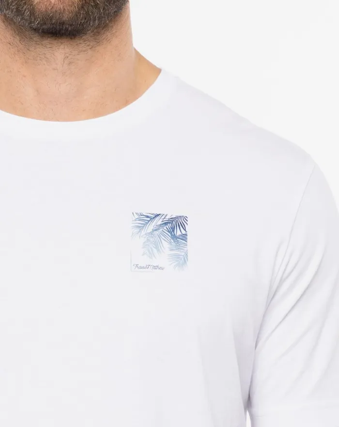 Men Tees TravisMathew MELTED MARG TEE White Men Tees TravisMathew MELTED MARG TEE White