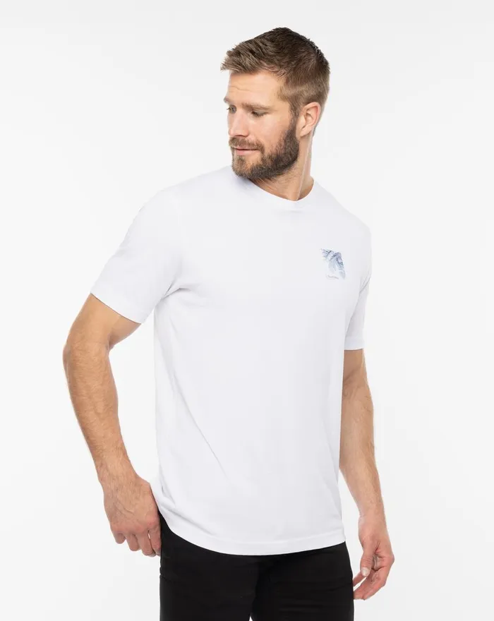 Men Tees TravisMathew MELTED MARG TEE White Men Tees TravisMathew MELTED MARG TEE White