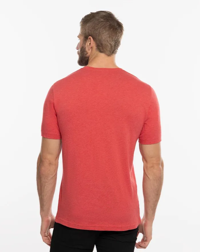 Men Tees TravisMathew MIDNIGHT RIDE TEE Heather Red