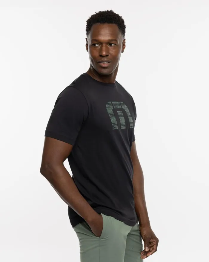 Men Tees TravisMathew MIDSHIP TEE Black Men Tees TravisMathew MIDSHIP TEE Black