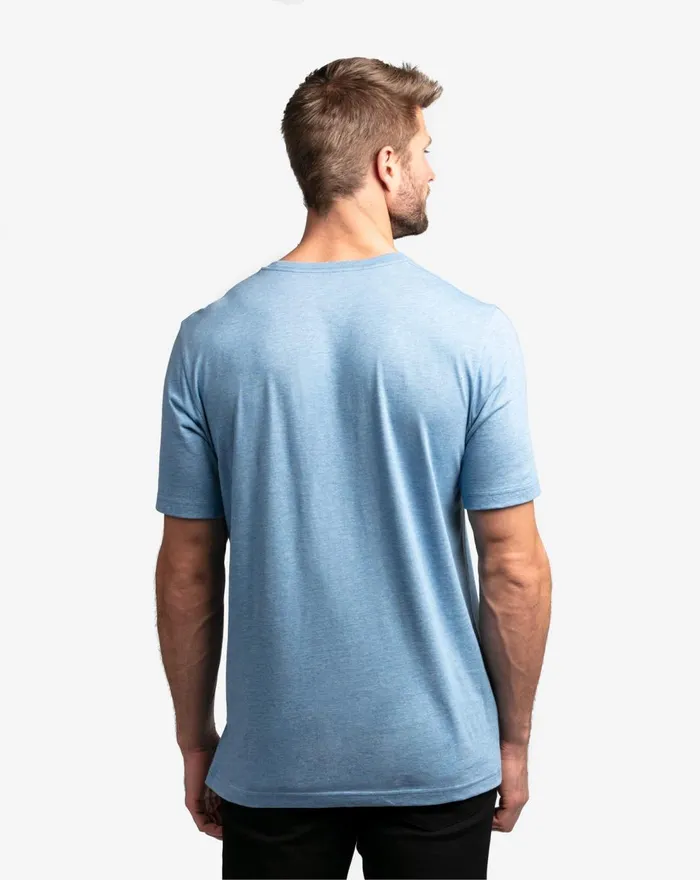 Men Tees TravisMathew MONARCH TEE Heather Blue