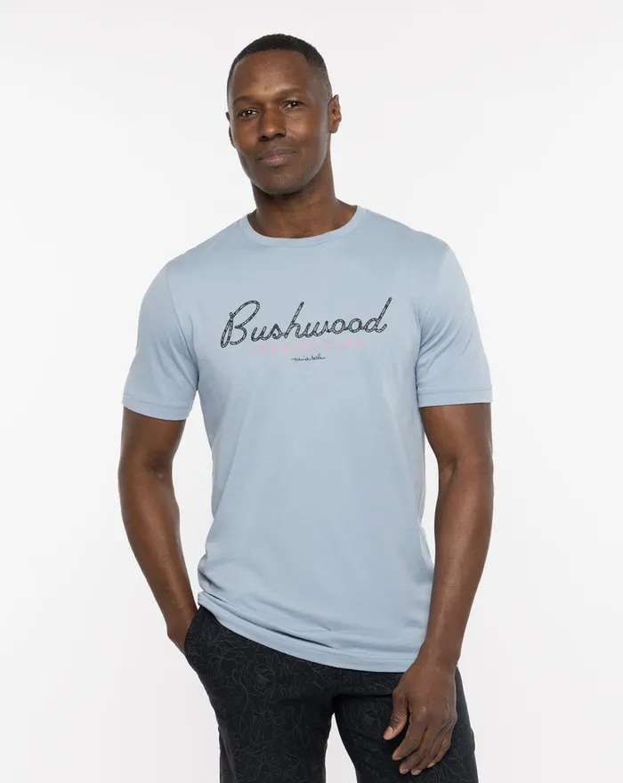Men Tees TravisMathew NATIONAL PALACE TEE Ash Blue
