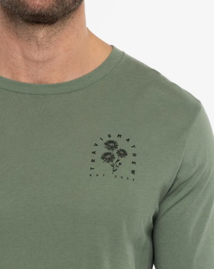 Men Tees TravisMathew NATURALIST TEE Laurel Men Tees TravisMathew NATURALIST TEE Laurel