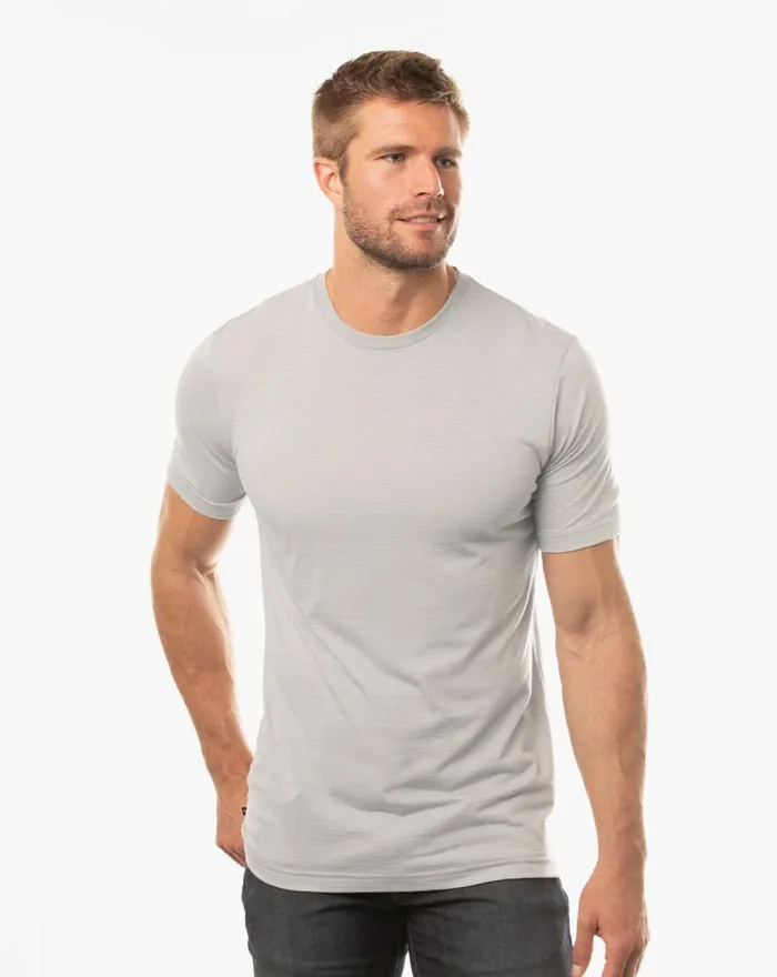 Men Tees TravisMathew OLYMPUS Heather Sleet