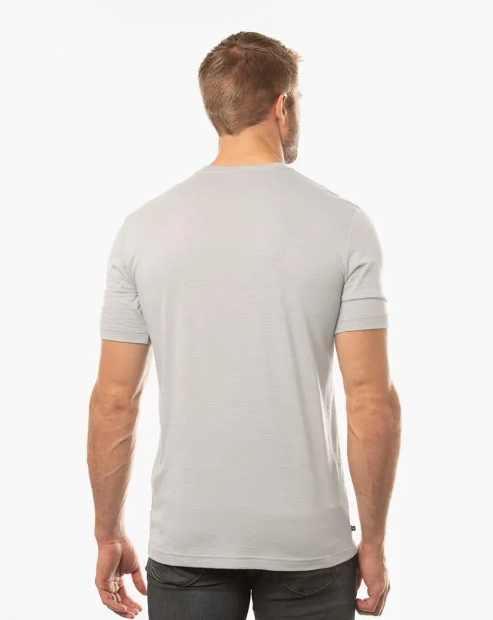 Men Tees TravisMathew OLYMPUS Heather Sleet Men Tees TravisMathew OLYMPUS Heather Sleet