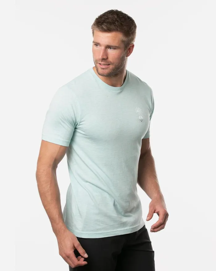 Men Tees TravisMathew ONTARIO TEE Heather Petit Four