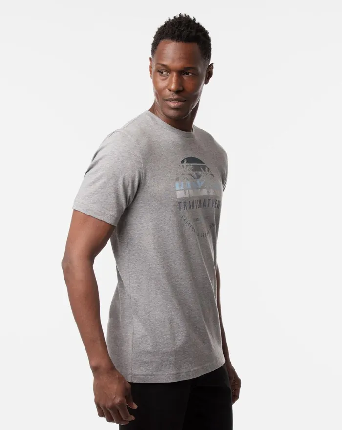 Men Tees TravisMathew PIECE OF CAKE Heather Grey