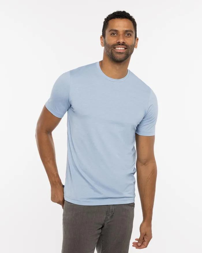 Men Tees TravisMathew POTHOLDER CREW TEE Heather Allure