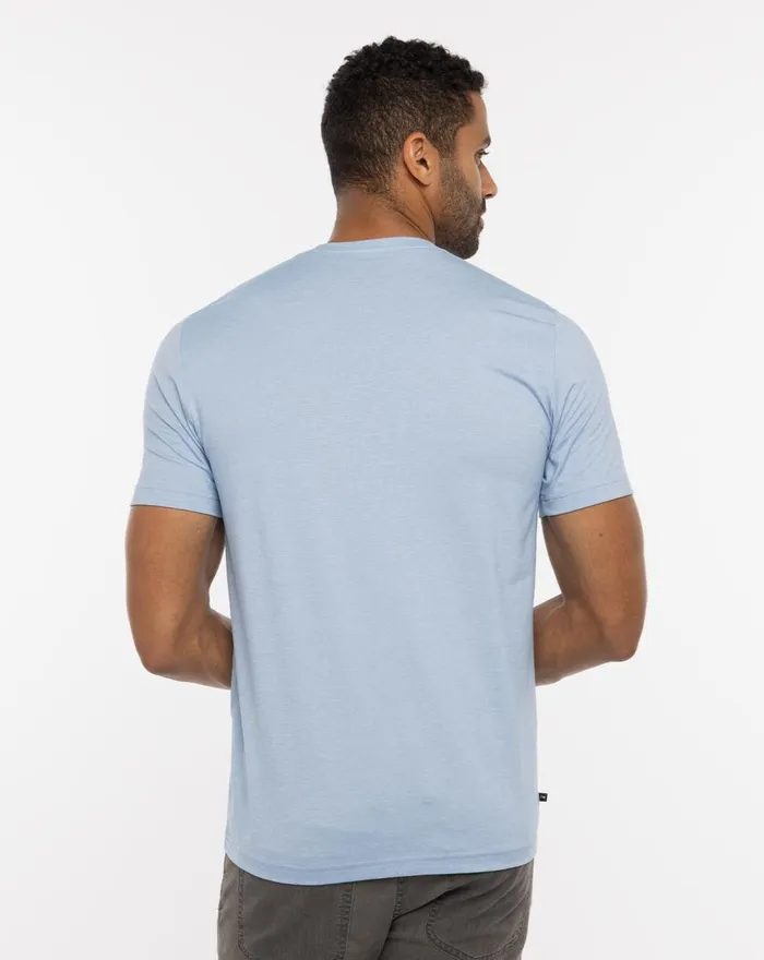 Men Tees TravisMathew POTHOLDER CREW TEE Heather Allure