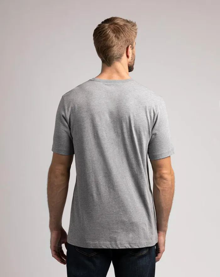 Men Tees TravisMathew POWDER MOUNTAIN TEE Heather Grey