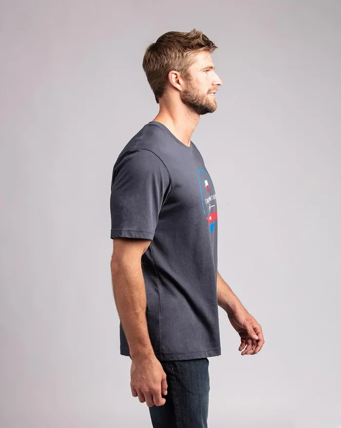 Men Tees TravisMathew PRAIRIE SKY TEE Blue Nights