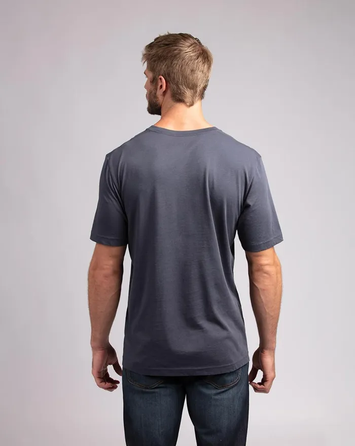 Men Tees TravisMathew PRAIRIE SKY TEE Blue Nights