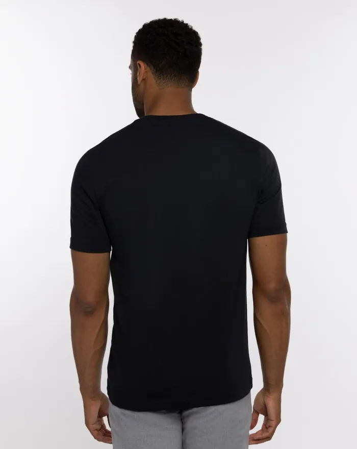 Men Tees TravisMathew PRIVATE PALAPA TEE Black Men Tees TravisMathew PRIVATE PALAPA TEE Black