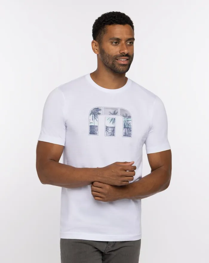Men Tees TravisMathew REEF LIFE TEE White