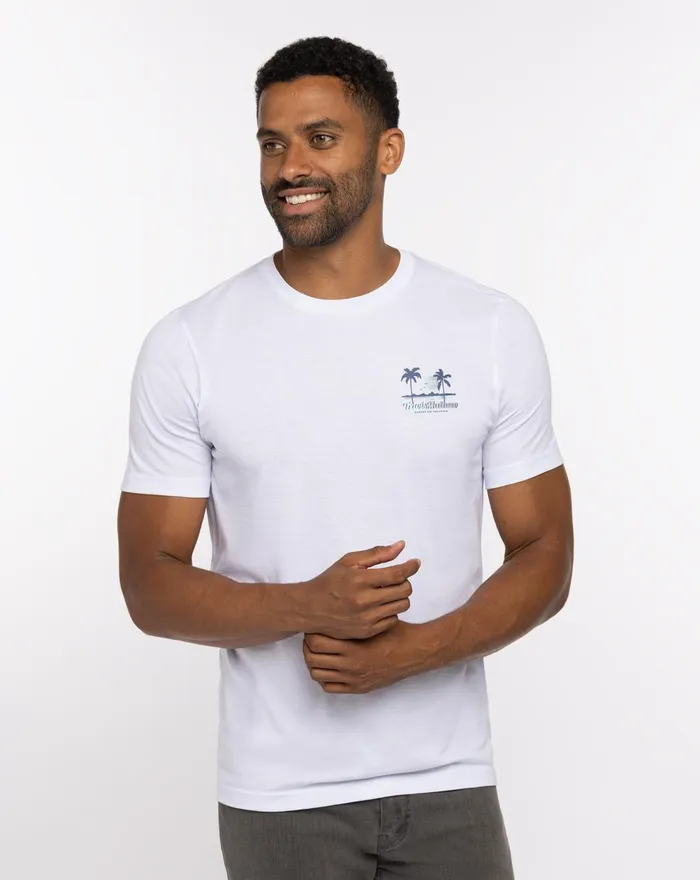 Men Tees TravisMathew RESORT LIFE TEE White